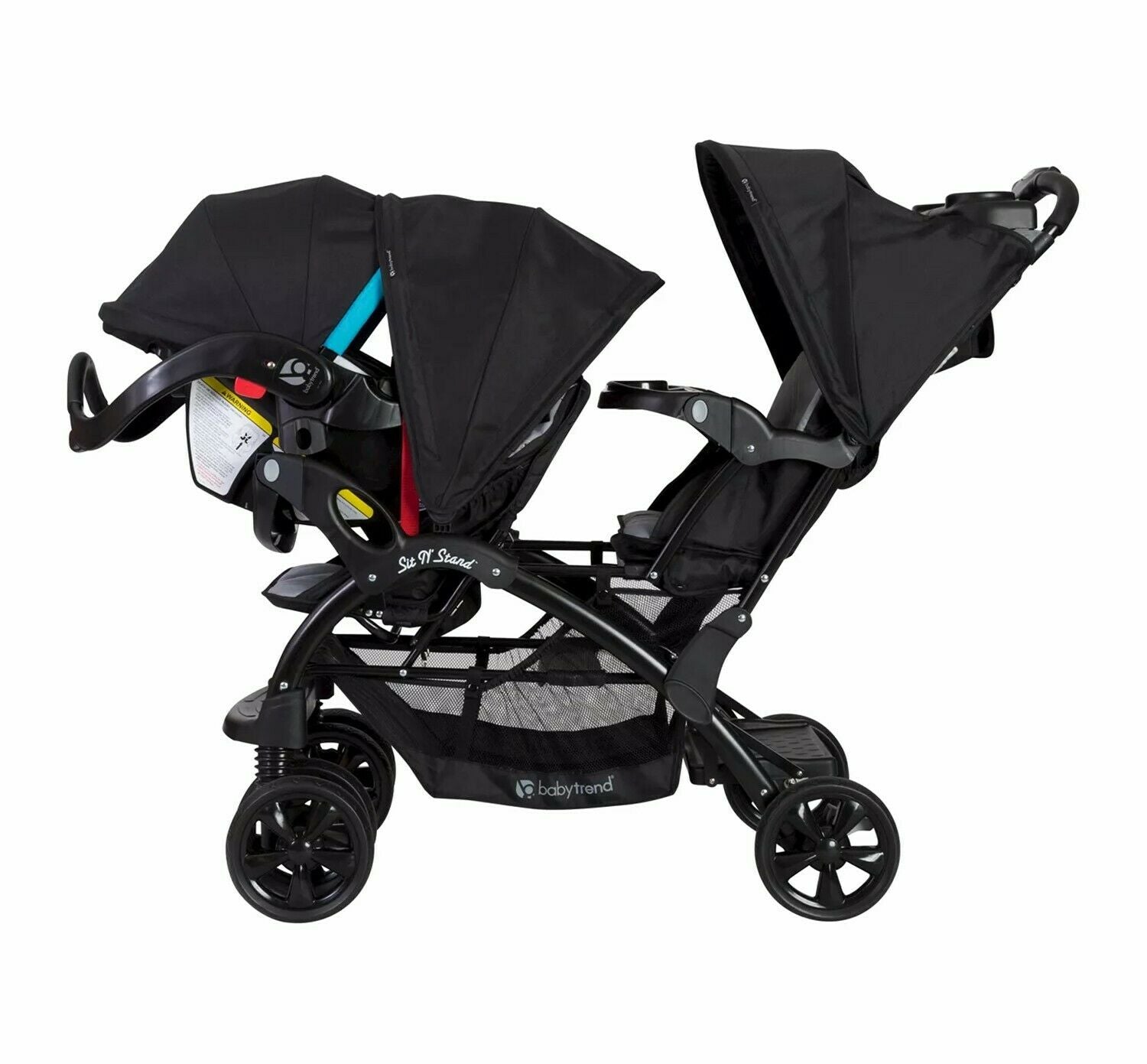 Baby Double Stroller Travel System with 2 Car Seats Twin Playard Crib BabyStrollerSets