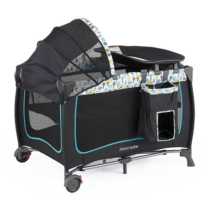 Foldable Baby Stroller with Car Seat Travel System Playard High Chair Bag Combo