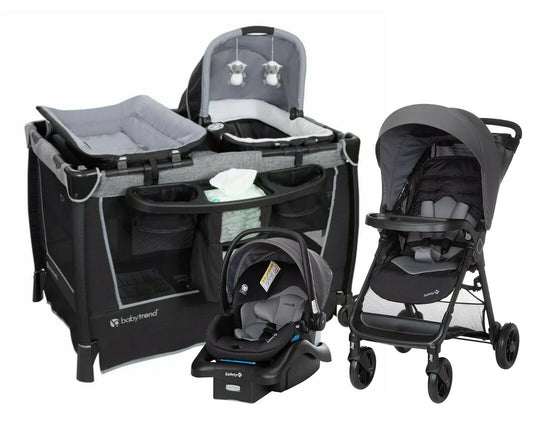 Baby Stroller with Car Seat Infant Child Playard Basinet Combo