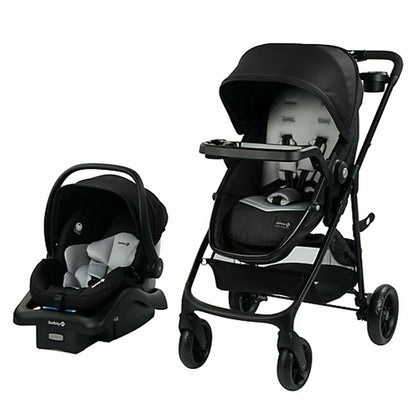 Safety 1st Baby Stroller with Car Seat 8-in-1 Travel System Playard High Chair