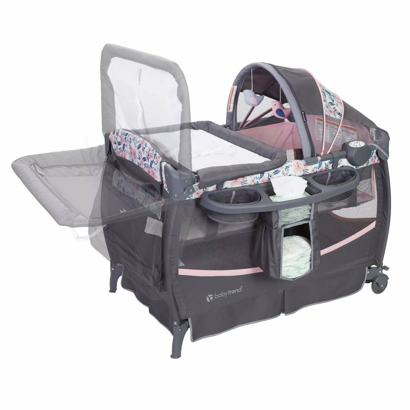 Girls Baby Stroller Car Seat Travel System High Chair Playard Newborn Bouncer