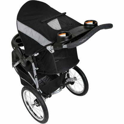 Baby Boy Jogger Stroller with Car Seat  Grey System Infant Jogging Combo