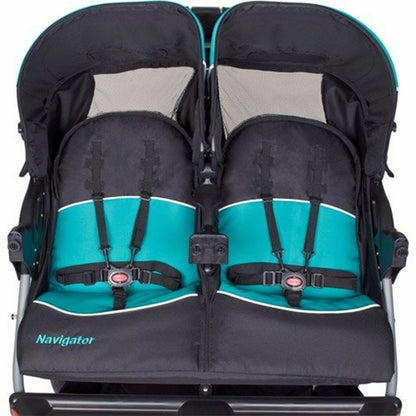 Baby Trend Double Jogging Stroller with Two Infant Car Seats Travel Combo Set