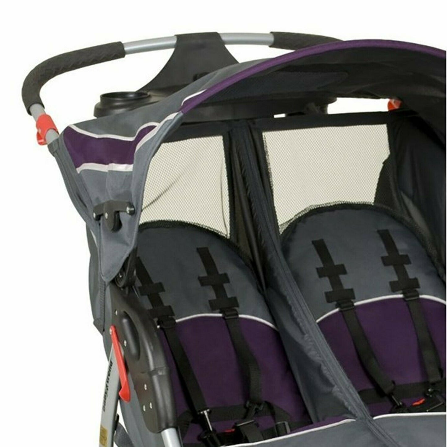 Baby Trend Twin Jogger Stroller Lightweight Expedition Double Buggy - Purple