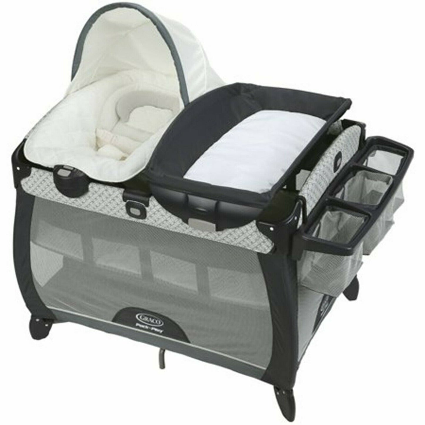 Graco Baby Stroller Jogger Travel System with Car Seat Playard Bassinet Combo